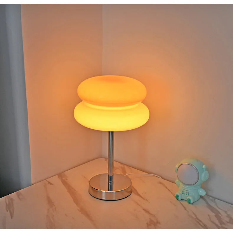 Glass Stained Desk Lamp Children's Bedroom Bedside Study Atmosphere